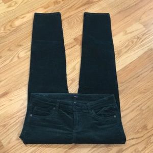EDYSON 29S skinny green corduroys